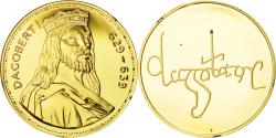 World Coins - France, Medal, Les Rois de France, Dagobert I, History, , Vermeil