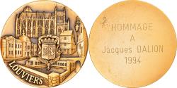 World Coins - France, Medal, Ville de Louviers, Geography, 1994, J. Balme, , Bronze