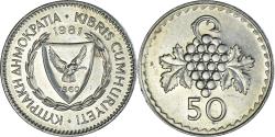 World Coins - Coin, Cyprus, 50 Mils, 1981