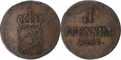World Coins - German States, BAVARIA, Maximilian IV, Josef, Pfennig, 1816, Copper,