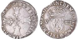 World Coins - Coin, France, Henri IV, 1/8 Ecu, 1597, Bayonne, 3rd type, , Silver