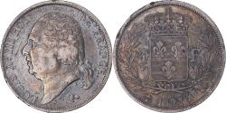 World Coins - Coin, France, Louis XVIII, Franc, 1823, Paris, , Silver, KM:709.1, Le
