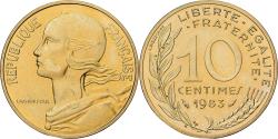 World Coins - Coin, France, Marianne, 10 Centimes, 1983, Paris, série FDC,