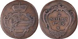 World Coins - Coin, ITALIAN STATES, GORIZIA, Francesco II, 2 Soldi, 1799, Schm,