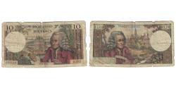 World Coins - France, 10 Francs, Voltaire, 1966, X.232, VG(8-10), Fayette:62.21, KM:147b