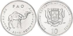 World Coins - Coin, Somalia, 10 Shillings / Scellini, 2000, , Aluminum, KM:46