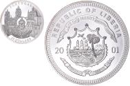 World Coins - Coin, Liberia, 20 Dollars, 2001, Portugal, , Silver