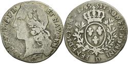 World Coins - Coin, France, Louis XV, 1/10 Écu au bandeau, 12 Sols, 1/10 ECU, 1765, Lyon