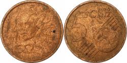 World Coins - France, 5 Euro Cent, BU, 2001, MDP, Copper Plated Steel, , KM:1284