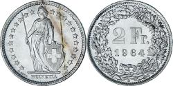 World Coins - Coin, Switzerland, 2 Francs, 1964, Bern, , Silver, KM:21