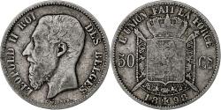 World Coins - Belgium, Leopold II, 50 Centimes, 1898, Silver, , KM:26