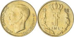 World Coins - Coin, Luxembourg, 5 Francs, 1988