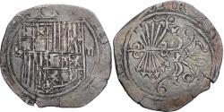 World Coins - Spain, Ferdinand & Isabella, 2 Reales, 1497-1566, Seville, Silver,