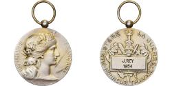 World Coins - France, Ministère de la Guerre, Honneur et Travail, Medal, 1954, Excellent