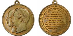 World Coins - France, Medal, Voyage de Napoléon III, Revue des Camps du Nord, Amiens, 1853