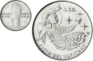 World Coins - Coin, VATICAN CITY, Paul VI, 50 Lire, 1969, Roma, , Stainless Steel