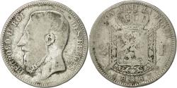 World Coins - Coin, Belgium, Leopold II, 2 Francs, 2 Frank, 1867, , Silver, KM:30.1