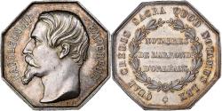 World Coins - France, Token, Napoléon III, Notaires de l'Arrondissement d'Orléans