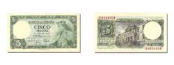 World Coins - Banknote, Spain, 5 Pesetas, 1954, 1954-07-22, KM:146a, UNC(63)