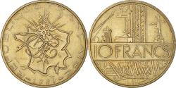 World Coins - Coin, France, Mathieu, 10 Francs, 1984, Tranche B, , Nickel-brass