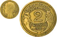 World Coins - Coin, France, Morlon, 2 Francs, 1938, Paris, , Aluminum-Bronze, KM:886