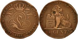 World Coins - Coin, Belgium, Leopold I, 5 Centimes, 1857, , Copper, KM:5.1