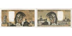 World Coins - France, 500 Francs, Pascal, 1970, S.20, VF(30-35), Fayette:71.5, KM:156a