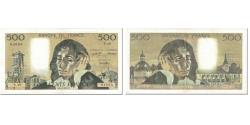 World Coins - France, 500 Francs, Pascal, 1973, 1973-12-06, EF(40-45), Fayette:71.10, KM:156b