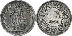 World Coins - Switzerland, Franc, 1920, Bern, Silver, , KM:24