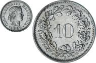 World Coins - Coin, Switzerland, 10 Rappen, 1968, Bern, , Copper-nickel, KM:27
