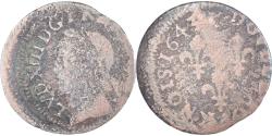 World Coins - Coin, France, Louis XIII, Double tournois de Warin, tête à gauche, Double