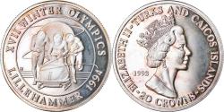 World Coins - Coin, TURKS & CAICOS ISLANDS, 20 Crowns, 1993, Proof, , Silver, KM:Pn1