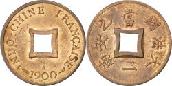 World Coins - Coin, French Indochina, 2 Sapeque, 1900, Paris, , Bronze, KM:6