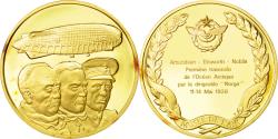 World Coins - France, Medal, L'Histoire de la Conquête de l'Air, Première traversée de