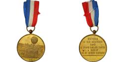 World Coins - France, Medal, Ascension en Ballon Captif à Vapeur, Panorama de Paris, 1879