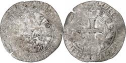 World Coins - France, Charles V, Blanc au K, 1365-1380, Billon, , Duplessy:363