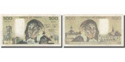 World Coins - France, 500 Francs, Pascal, 1980, 1980-09-04, VF(20-25), Fayette:71.22, KM:156e