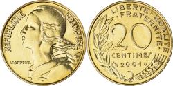 World Coins - Coin, France, Marianne, 20 Centimes, 2001, Paris, BU,