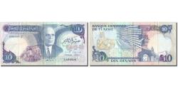 World Coins - Banknote, Tunisia, 10 Dinars, 1983, 1983-11-03, KM:80, EF(40-45)