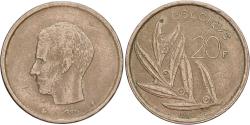 World Coins - Belgium, 20 Francs, 20 Frank, 1982, Nickel-Bronze, , KM:159