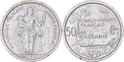 World Coins - Coin, FRENCH OCEANIA, 50 Centimes, 1949, Paris, , Aluminum, KM:1