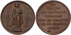 World Coins - France, Token, Restauration de la statue de Napoléon par Louis-Philippe, 1833