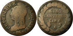 World Coins - Coin, France, Dupré, 5 Centimes, 1798, Paris, , Bronze, Gadoury:126