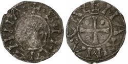 World Coins - Archbishopric of Vienne, Denier, ca. 1200-1250, Vienne, Billon,