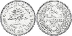 World Coins - Coin, Lebanon, 50 Piastres, 1969