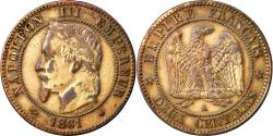 World Coins - Coin, France, Napoleon III, Napoléon III, 2 Centimes, 1861, Paris,