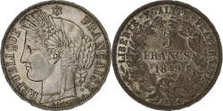 World Coins - France, 5 Francs, Cérès, 1849, Paris, Silver, , Gadoury:719