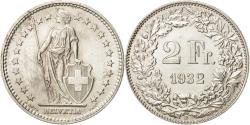 World Coins - Switzerland, 2 Francs, 1932, Bern, Silver, , KM:21