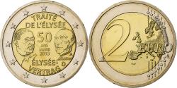 World Coins - Germany, 2 Euro, 50 ans du traité de l'Élysée, 2013, Berlin, Bi-Metallic