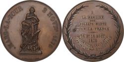 World Coins - France, Medal, Batailles de Mars-la-Tour/Rezonville/Gravelotte, 1875, Copper